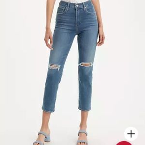 Levi’s 724 high rise straight cropped NEVER WORN